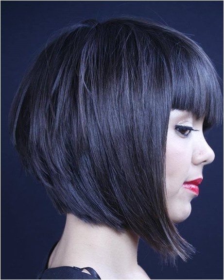 A Line Bob Haircut with Bangs 15 Classy A Line Bob Hairstyles