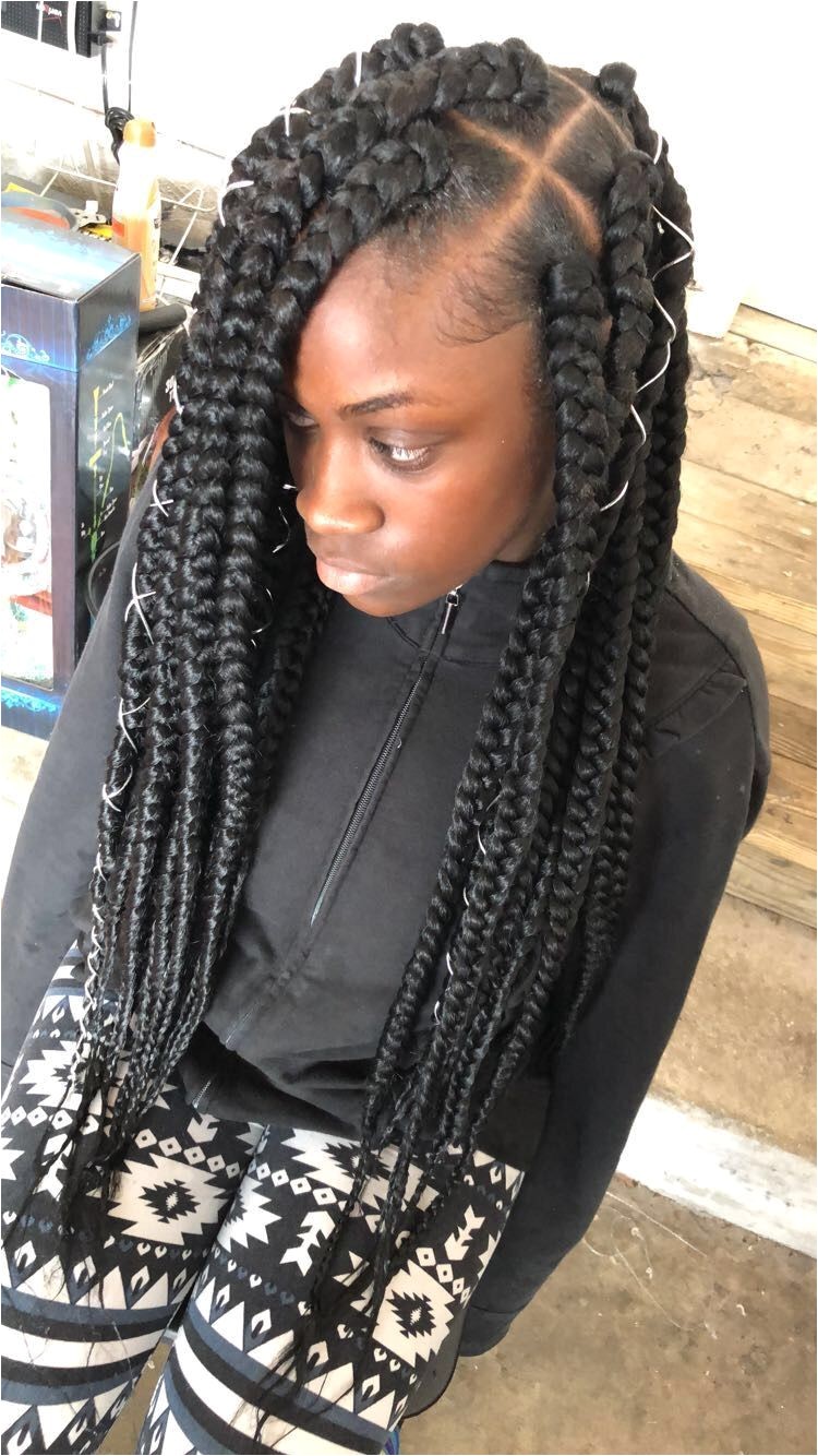 African Jumbo Braids Hairstyles Jumbo Box Braids Braidsasyoulikeit