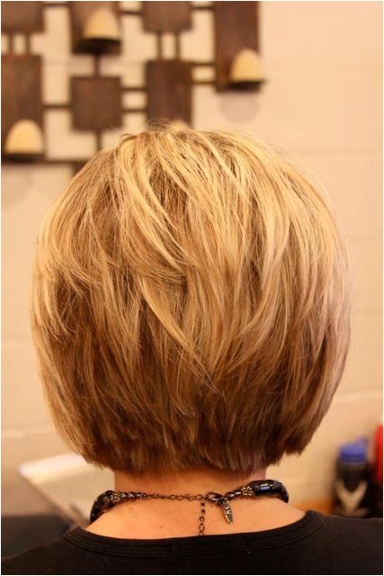 Back View Of Bob Haircut with Layers 30 Popular Stacked A Line Bob Hairstyles for Women