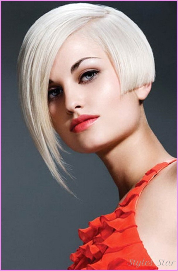 Bob Haircut with One Side Shorter E Side Short Haircut Punk Stylesstar