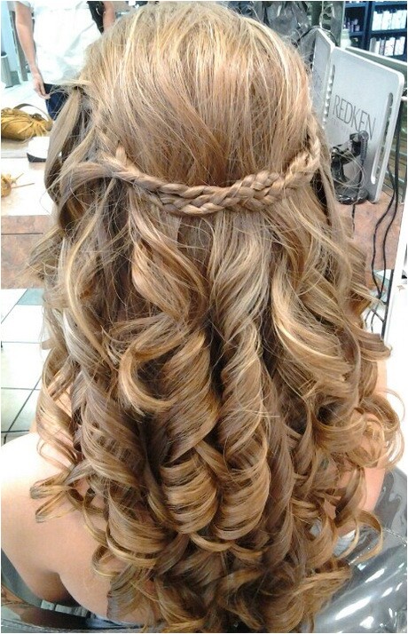 Braid and Curl Hairstyles for Prom Prom Hairstyles with Braids and Curls