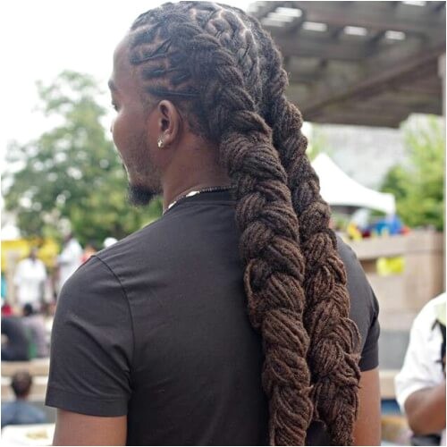 Braided Dreads Hairstyles for Men 50 Memorable Dreadlock Styles for Men Men Hairstyles World