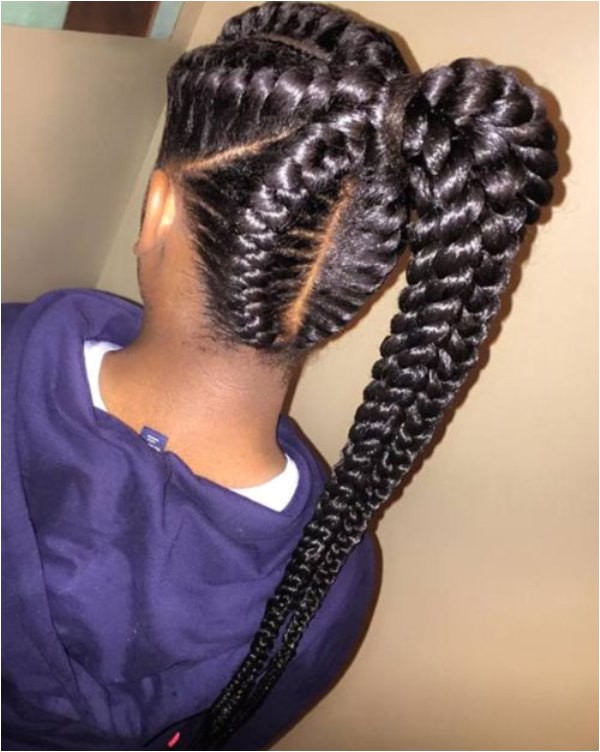 Braided Hairstyles Up In A Ponytail Amazing Braided Hairstyles for Black Women with Ponytail