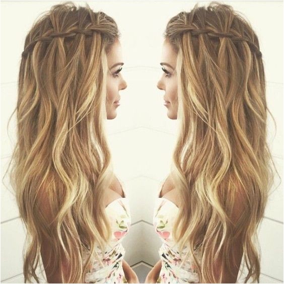 Casual Braided Hairstyles for Long Hair 10 Pretty Waterfall French Braid Hairstyles Different