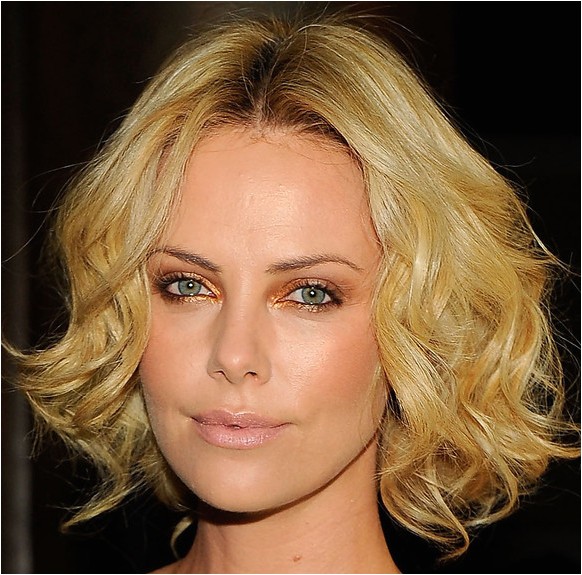 Charlize theron Bob Haircut Charlize theron Short Blonde Curly Bob Hairstyles