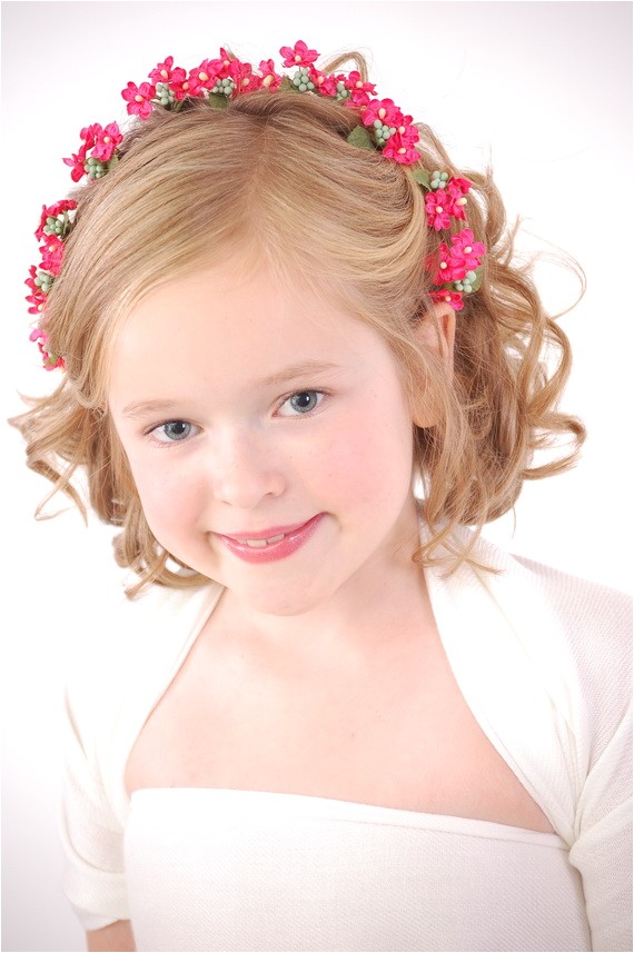 Curly Flower Girl Hairstyles Curly Hairstyles for Flower Girls