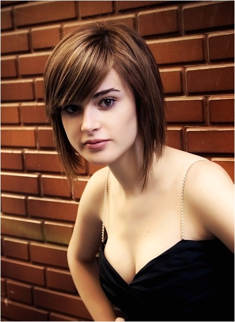 Cute Bob Haircuts with Side Bangs Globell Fashion Cute Short Bob Haircut with Side Swept Bangs