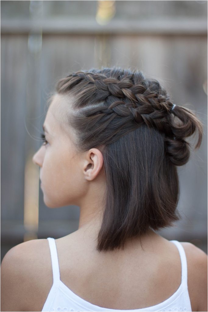 Cute Braiding Hairstyles for Short Hair 5 Braids for Short Hair