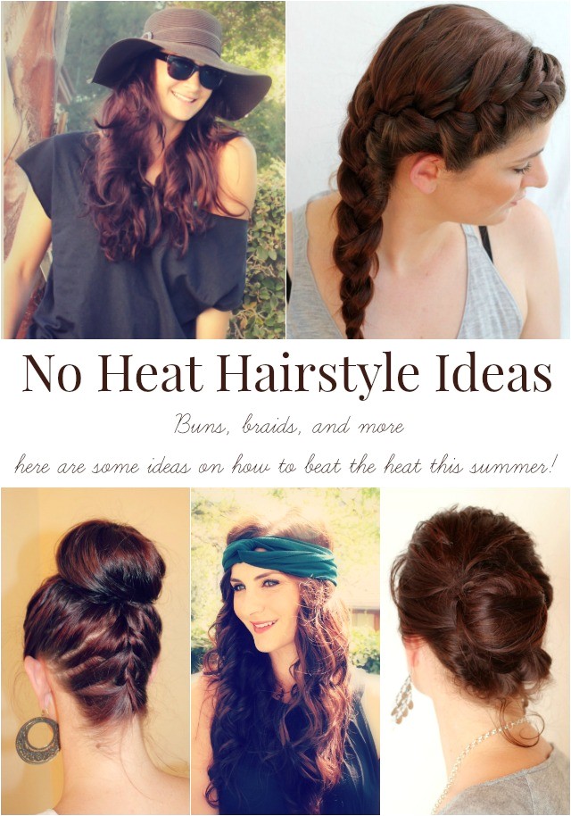 Cute Easy No Heat Hairstyles Cute Hairstyles No Heat Hairstyles by Unixcode
