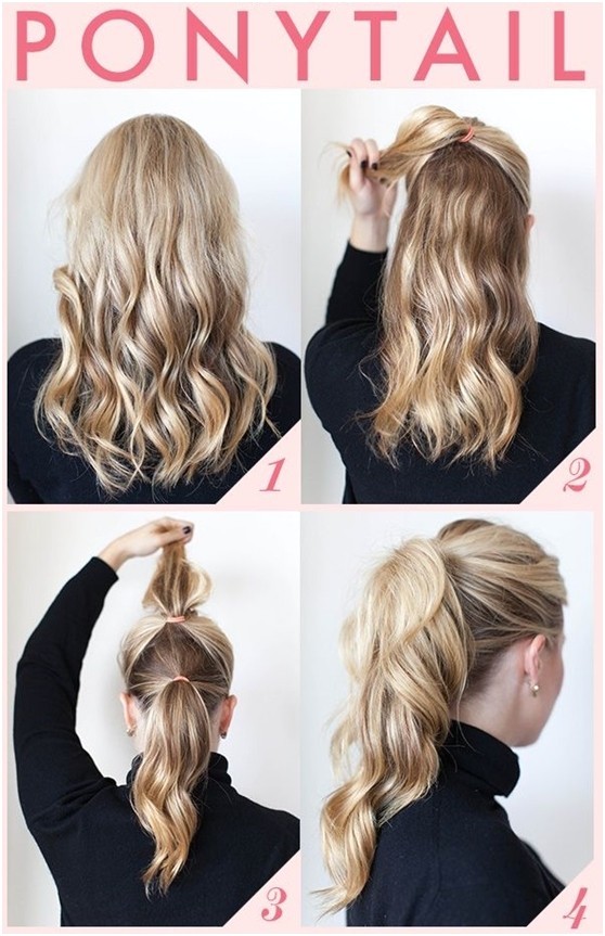 Cute Fast Ponytail Hairstyles 15 Cute and Easy Ponytail Hairstyles Tutorials Popular