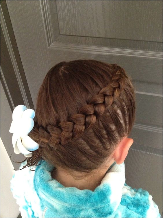 Cute Hairstyles for Ice Skating Small Piece Dutch This is Perfect for Dance Figure