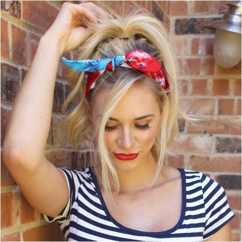 Cute Hairstyles with Bandanas 20 Gorgeous Bandana Hairstyles for Cool Girls