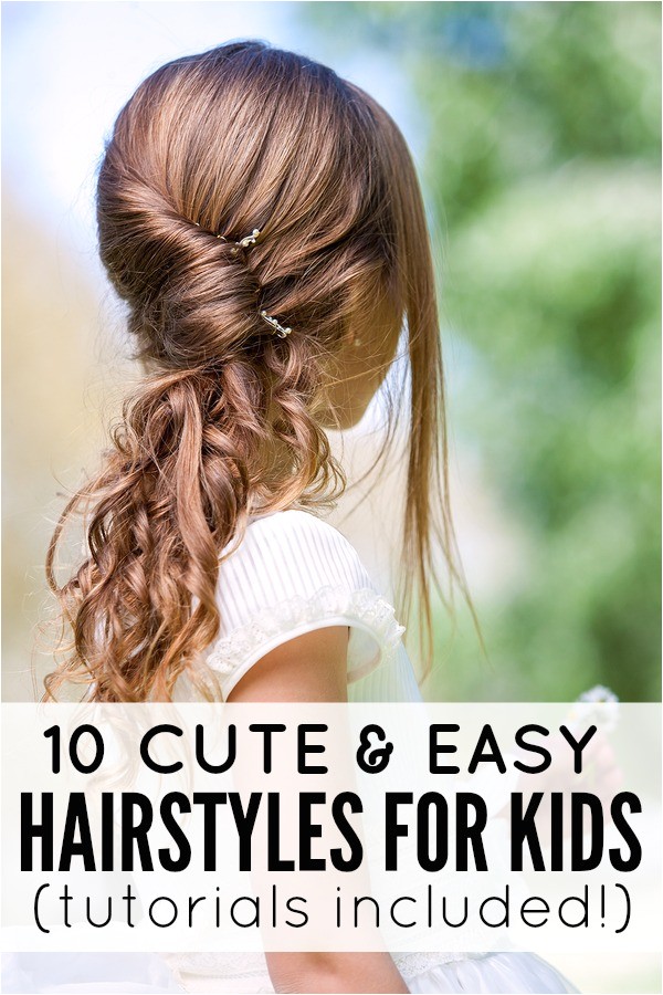 Cute Quick Hairstyles for Kids 10 Cute and Easy Hairstyles for Kids