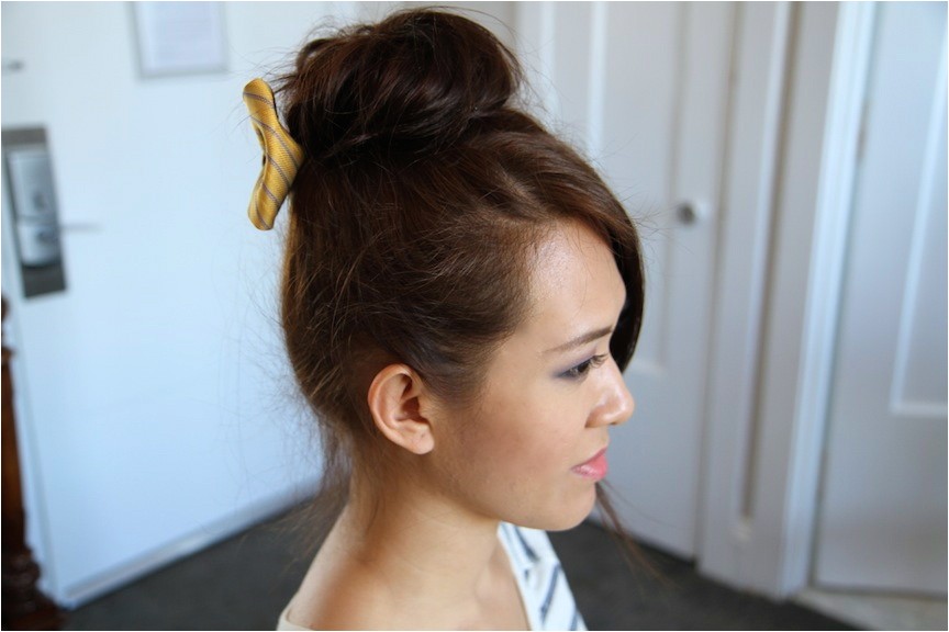 Cute Teased Hairstyles Teased High Bun Cute Updo Hairstyles