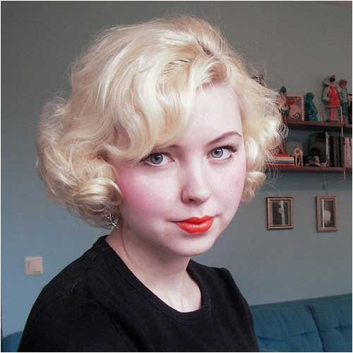 Cute Vintage Hairstyles for Short Hair 15 Cute Curly Hairstyles for Short Hair