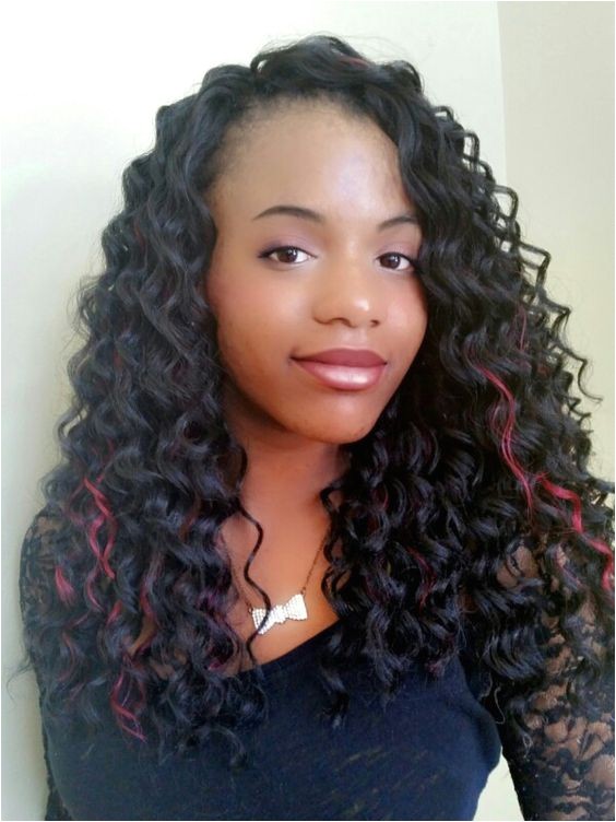 Deep Wave Braids Hairstyles 40 Crochet Braids with Human Hair