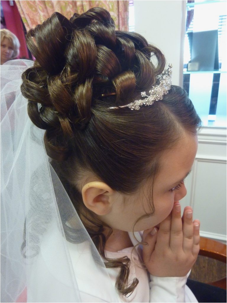 First Communion Hairstyles for Short Hair Short Hairstyles First Munion Hairstyles for Short