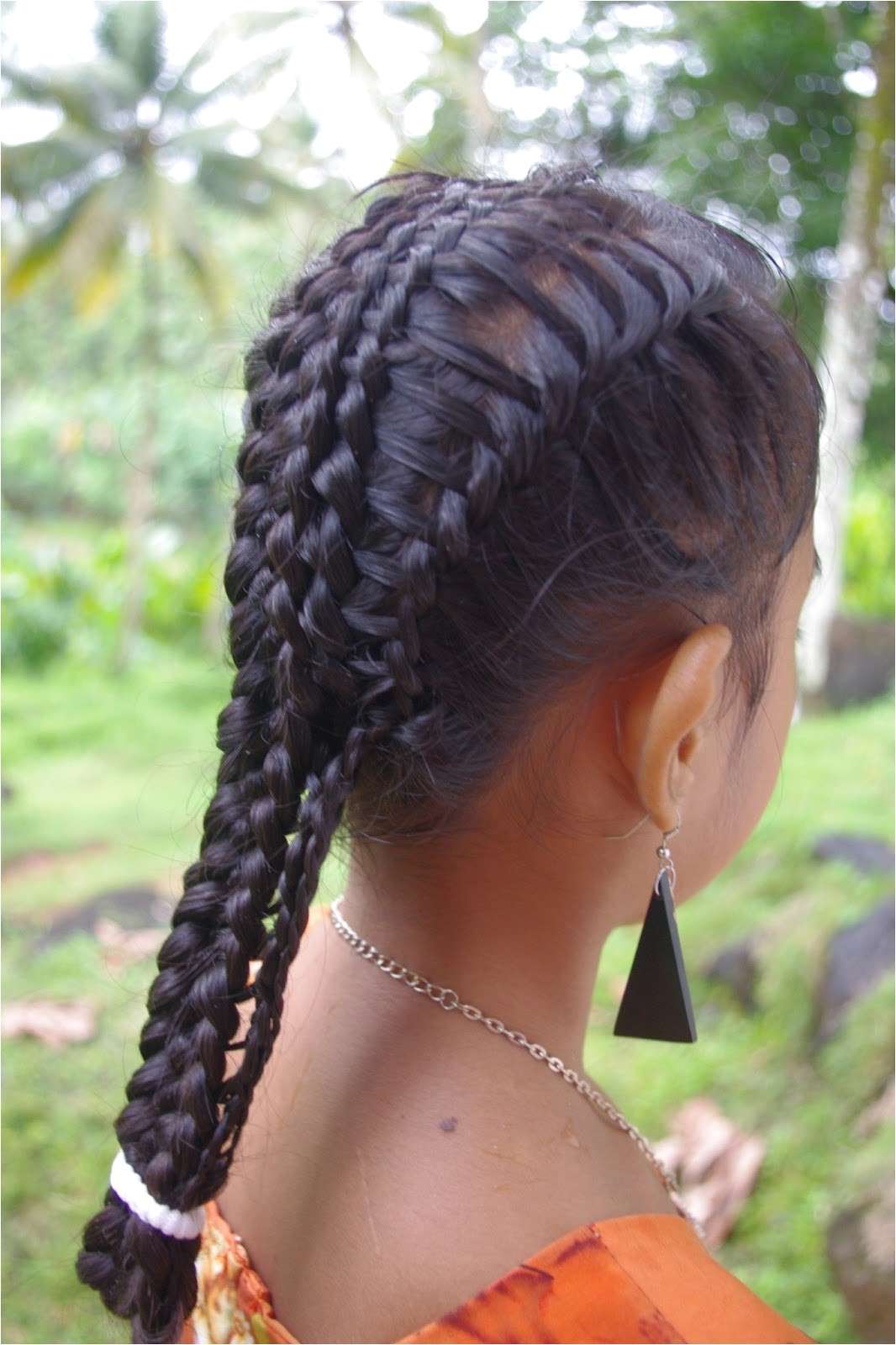 French Braid Hairstyles with Weave Braids & Hairstyles for Super Long Hair Micronesian Girl