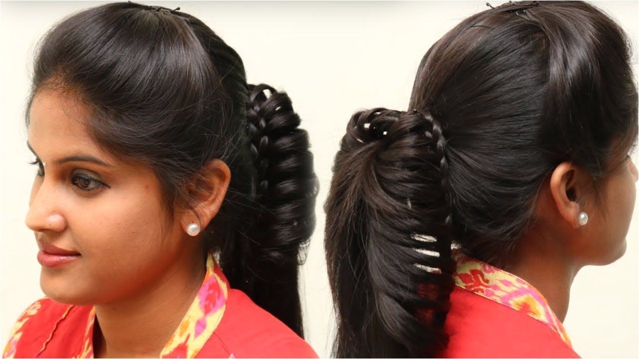 Hairstyle for College Going Girl âeveryday Hairstyles for School College Girls â5 Min Everyday