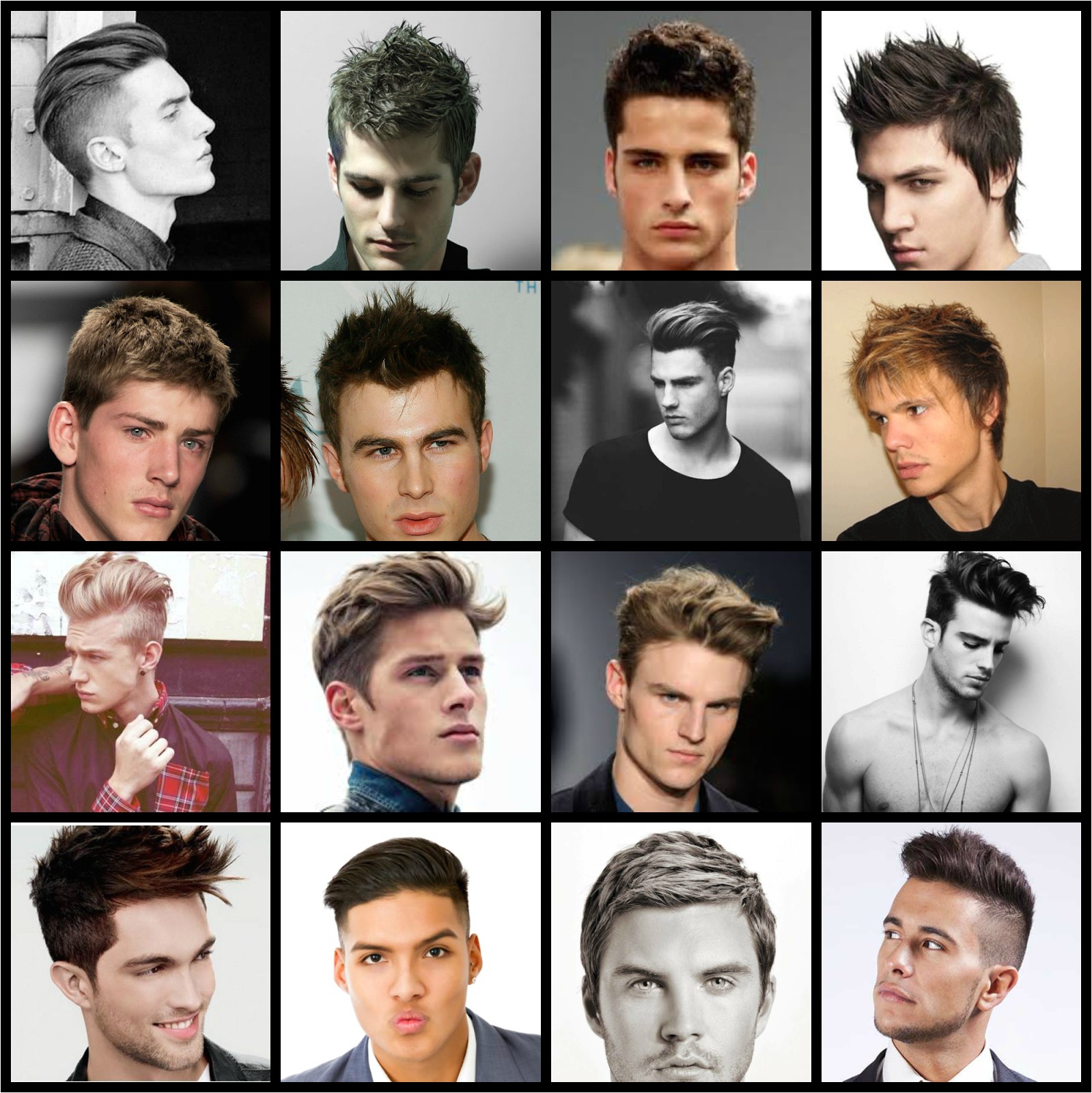 Hairstyle Names for Men Styles for Men Chart New Medium Hairstyles