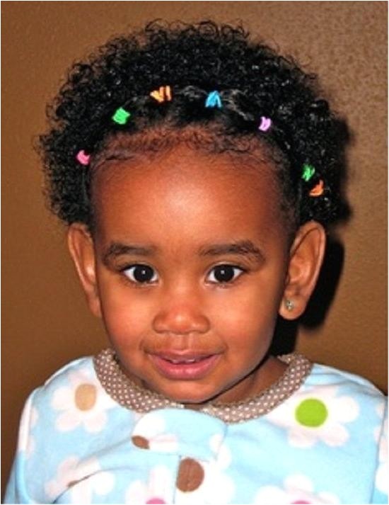 Hairstyles for Black Babies with Curly Hair 2018 Latest Black Baby Hairstyles for Short Hair