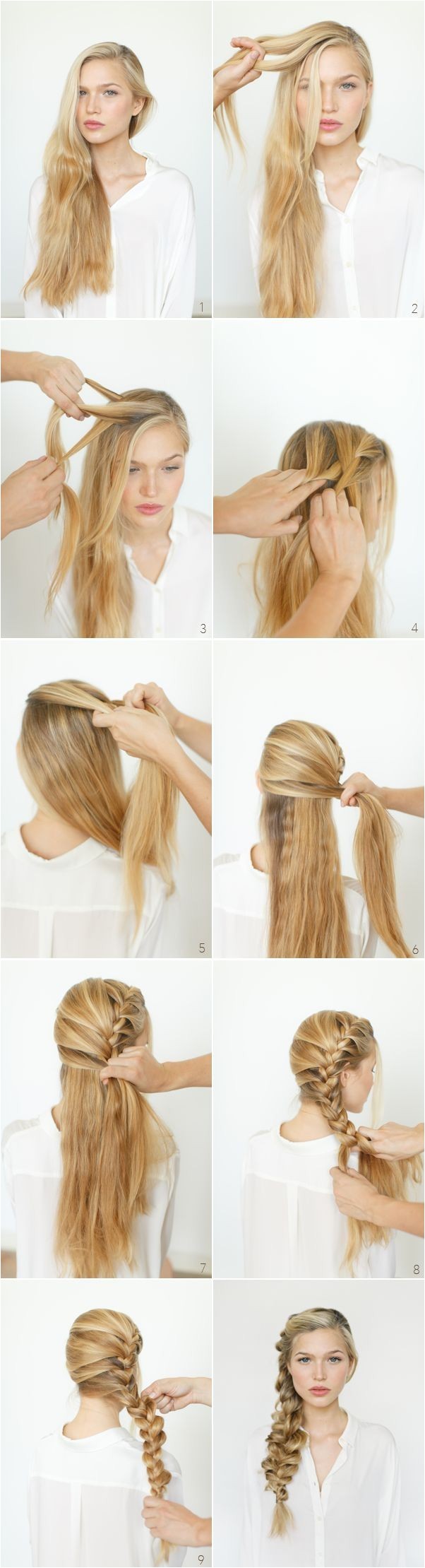Hairstyles for Long Hair Braids Steps Step by Step Hairstyles for Long Hair Long Hairstyles