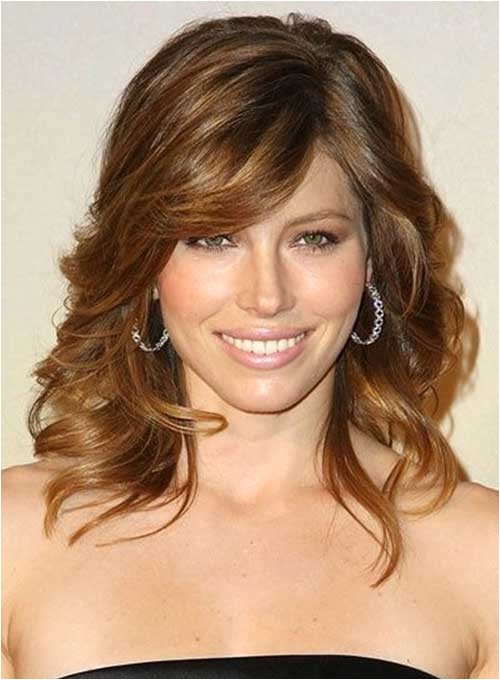 Hairstyles for Medium Length Curly Hair with Side Bangs 30 Best Curly Hair with Bangs