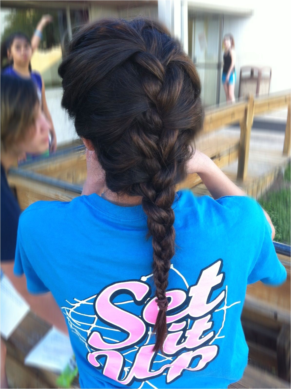 Hairstyles for Sporty Girls Super Easy Sport Hairstyle Track I Think Yes
