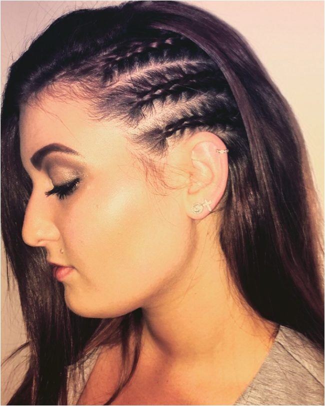Hairstyles with Braids On the Side Side Cornrow Hairstyles