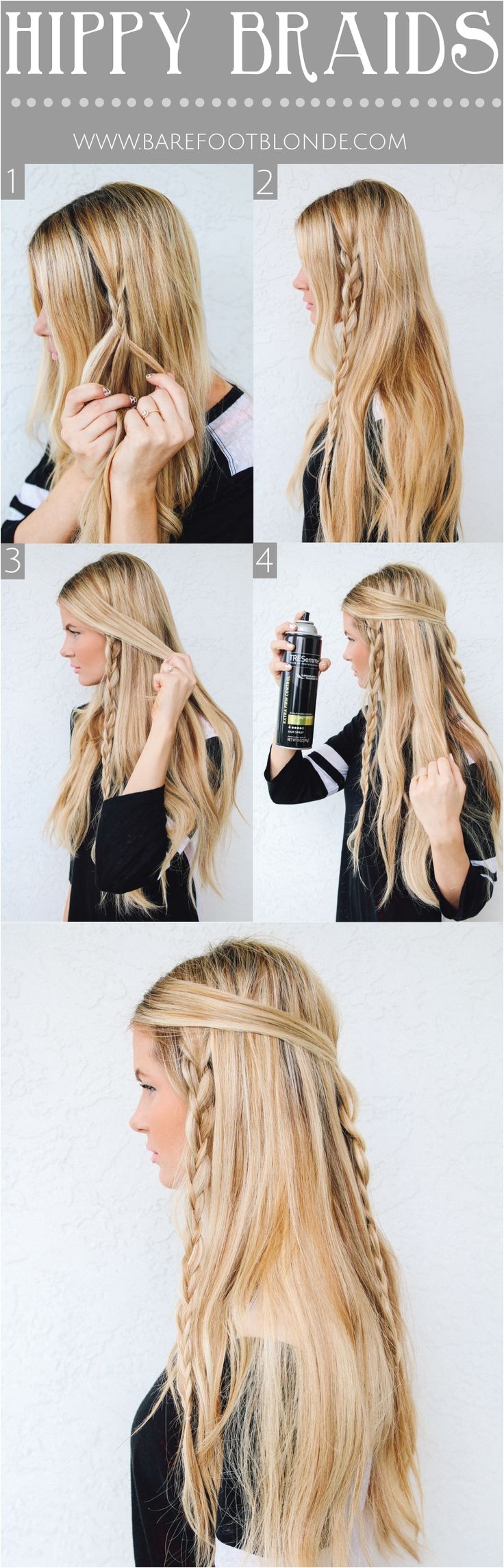 Hippie Hairstyles Braids 26 Best Braids Images On Pinterest