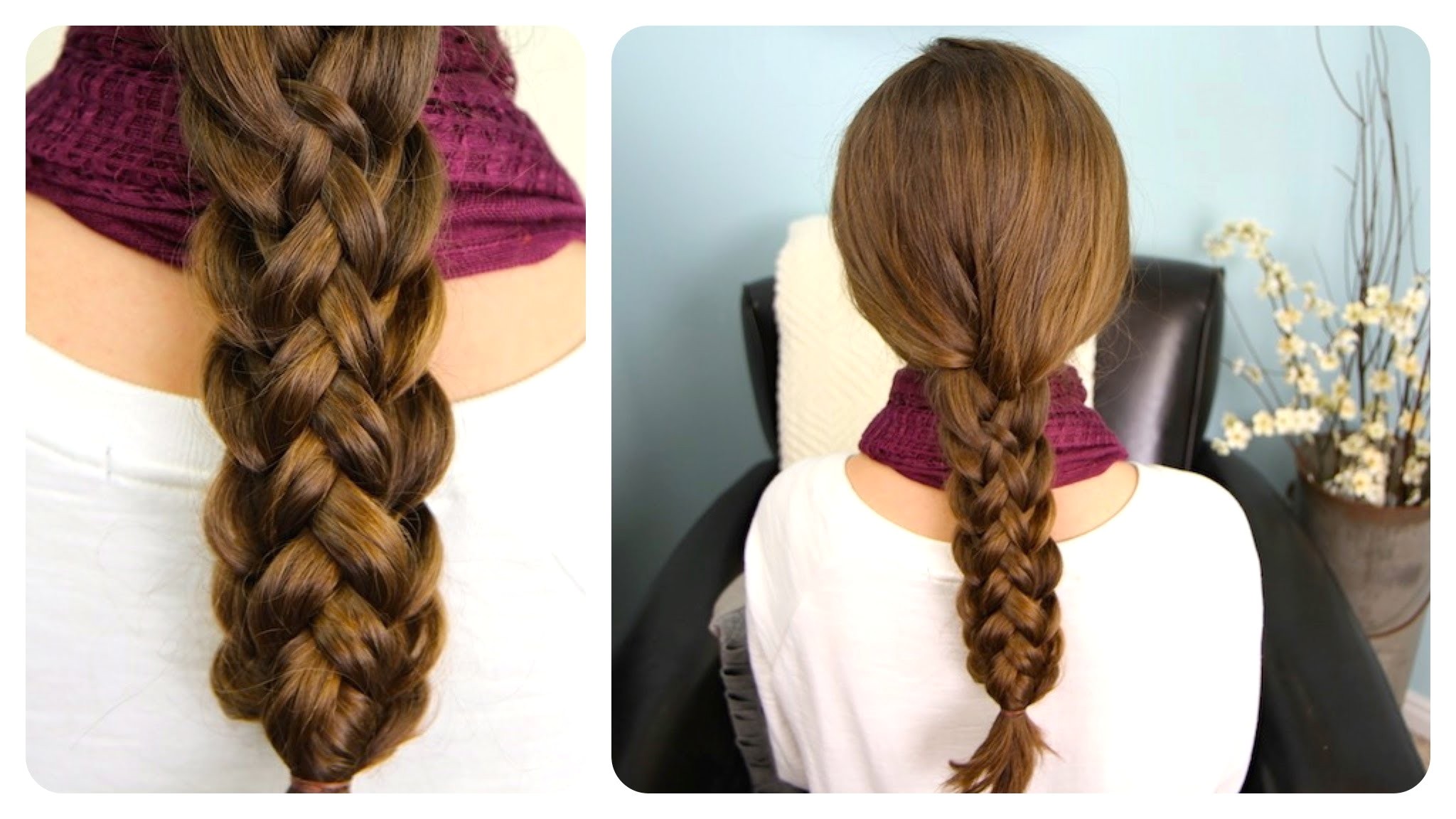 How to Do Cute Braided Hairstyles How to Do Cute Stacked Braids Hairstyles for Long Hair Diy