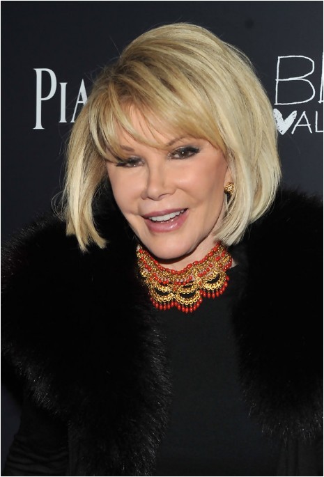 Joan Rivers Bob Haircut 23 Head Turning Short Bob Hairstyles with Bangs for Women