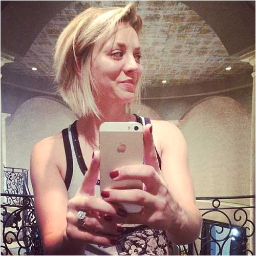 Kaley Cuoco Bob Haircut 2015 Celebrity Hairstyles