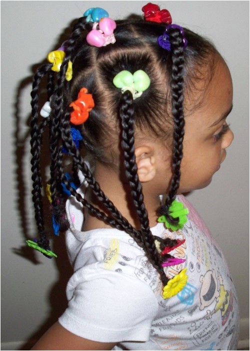 Little Girl Braids and Beads Hairstyles 9 Adorable Braided Hairstyles for Black Girls with Beads