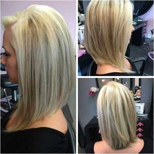 Medium Length Angled Bob Haircut 20 Short to Mid Length Haircuts