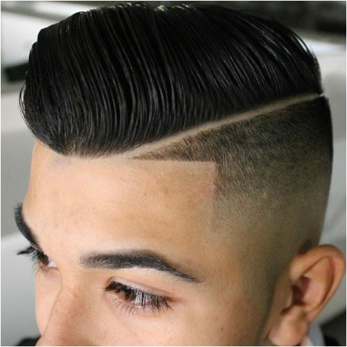 Mens Haircuts with Lines Line Up Haircut