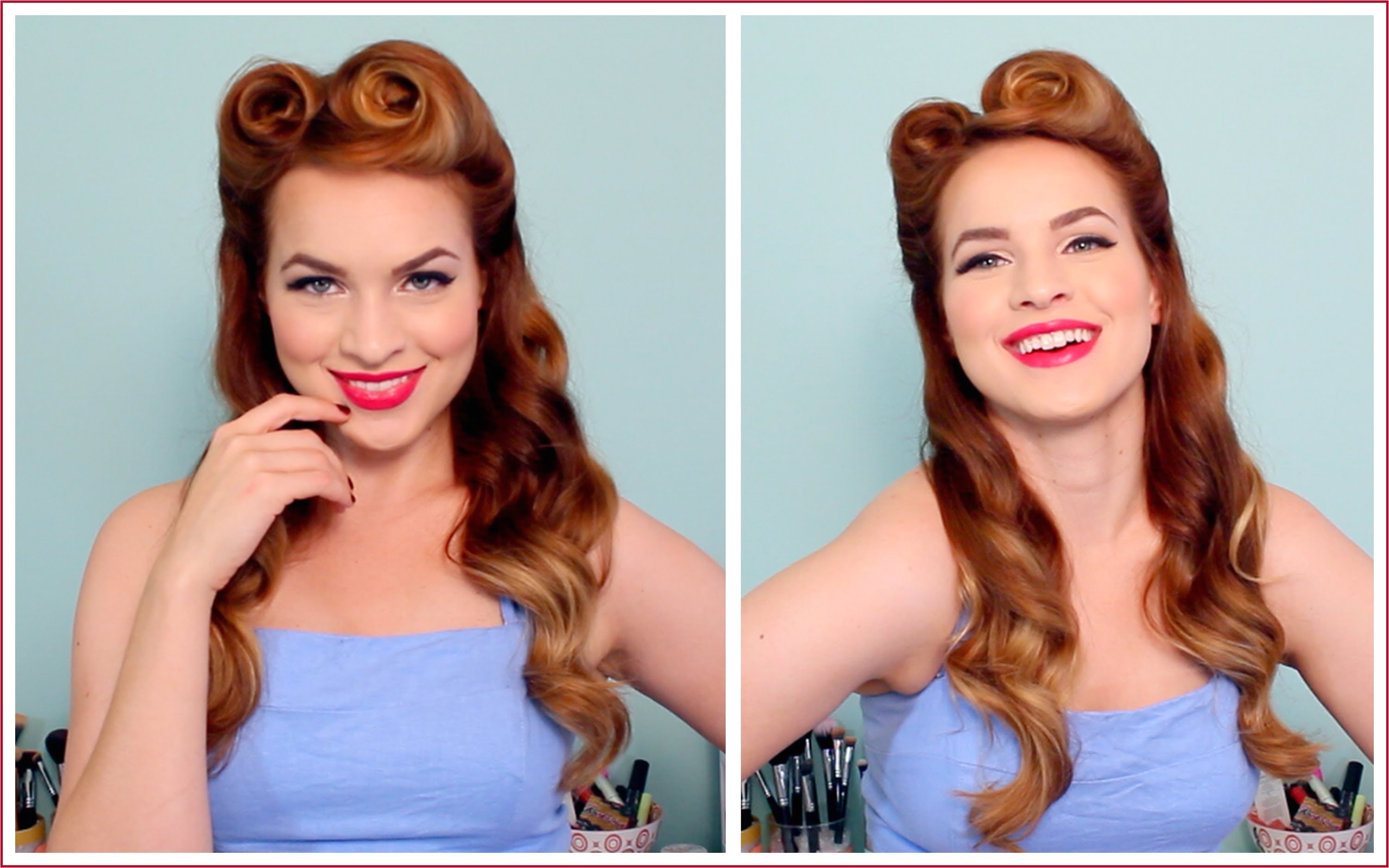 Pin Up Girl Hairstyles for Long Hair How to Do 1950s Hairstyles for Long Hair 1940 S 50 S Pinup