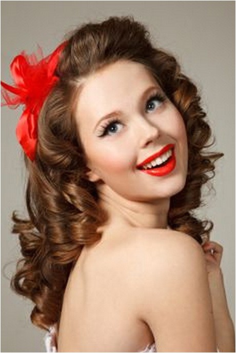 Pin Up Hairstyles for Long Curly Hair Curly Pin Up Hairstyles