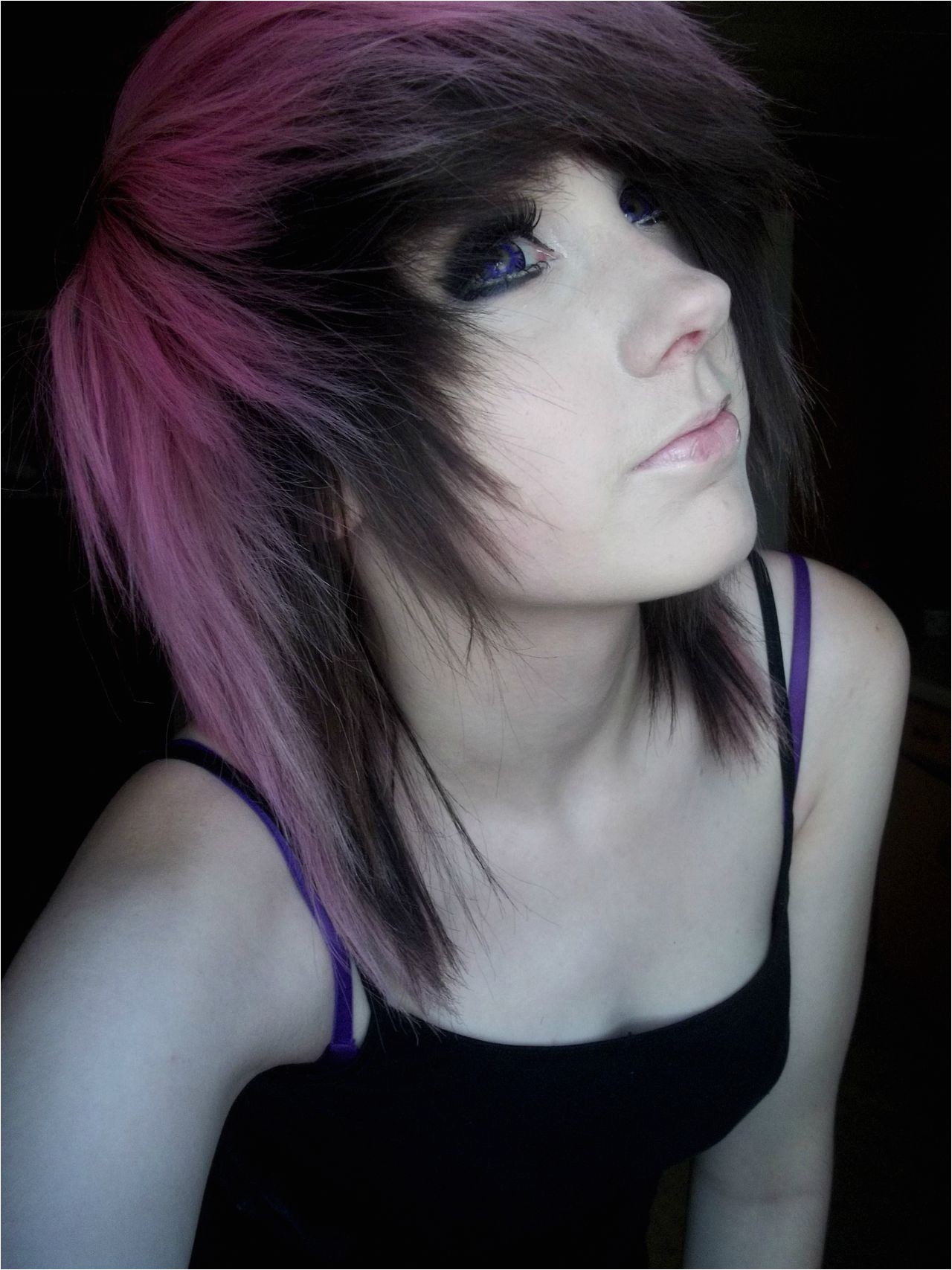 Scene Fringe Hairstyles for Girls Pink and Black Scene Hair Scene Fashion Hair Pinterest