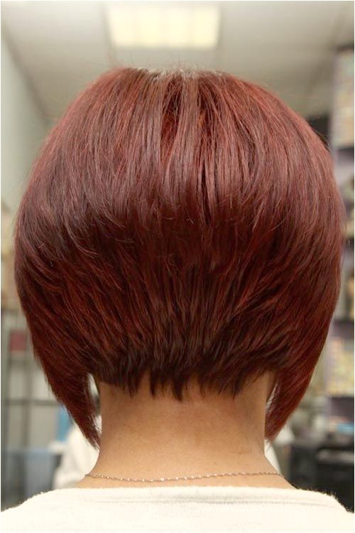 Short Inverted Bob Haircut Back View Short Angled Inverted Bob Hairstyles Back View Beauty