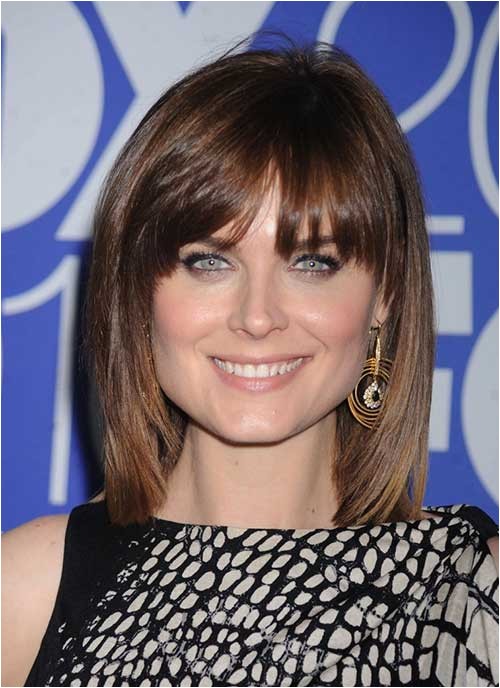 Shoulder Length Bob Haircuts with Bangs 20 Haircuts Medium Hair Ideas