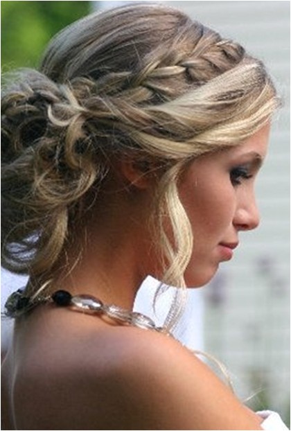 Updo Hairstyles for Prom with Braid Braid Updo Hair Styles for Wedding Prom Popular Haircuts