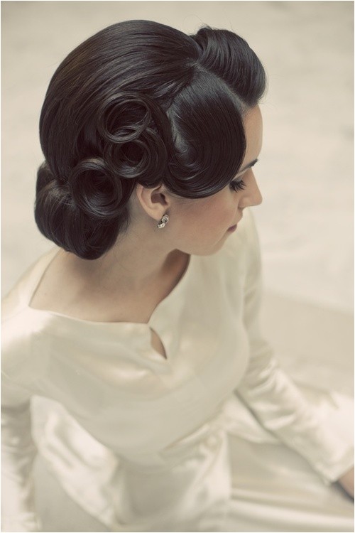 1950s Wedding Hairstyles Vintage Hairstyles that Match Your Vintage Dress Hair