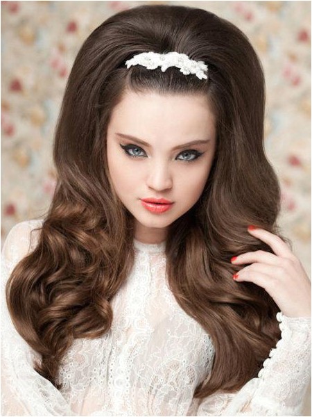 60s Wedding Hairstyles Wedding Hairstyles for Long Hair 60s Style