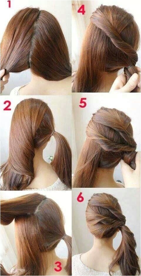 Cool Easy Hairstyles Step by Step 7 Easy Step by Step Hair Tutorials for Beginners Pretty