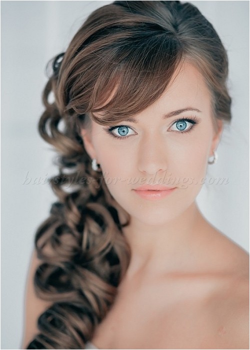 Curly Side Hairstyles for Wedding Wedding Side Hairstyles for Long Hair