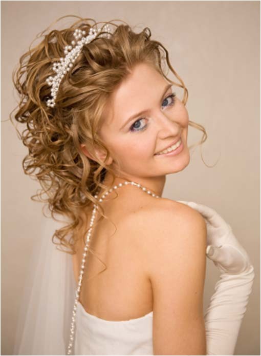 Curly Wedding Updo Hairstyles Medium Hairstyles for Curly Hair