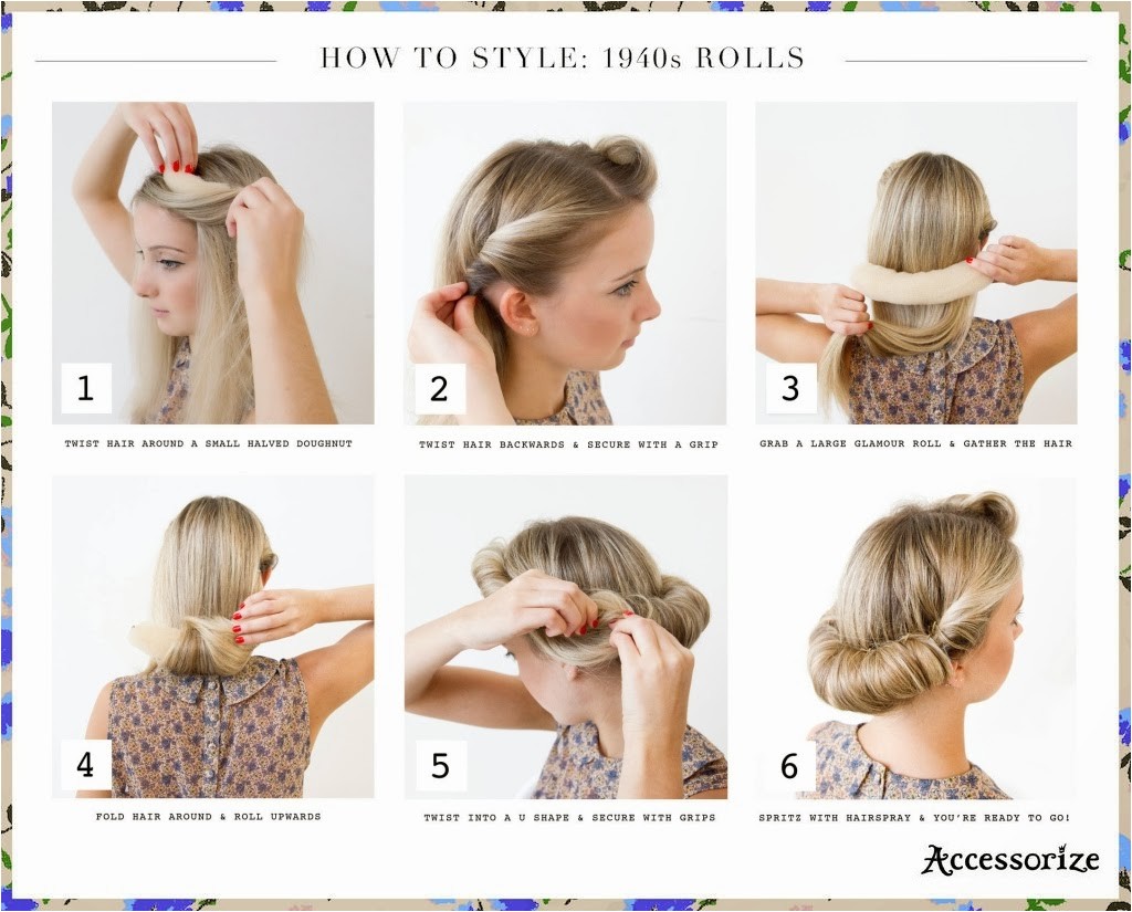 Easy 1940s Hairstyles for Long Hair Easy 40s Hairstyles