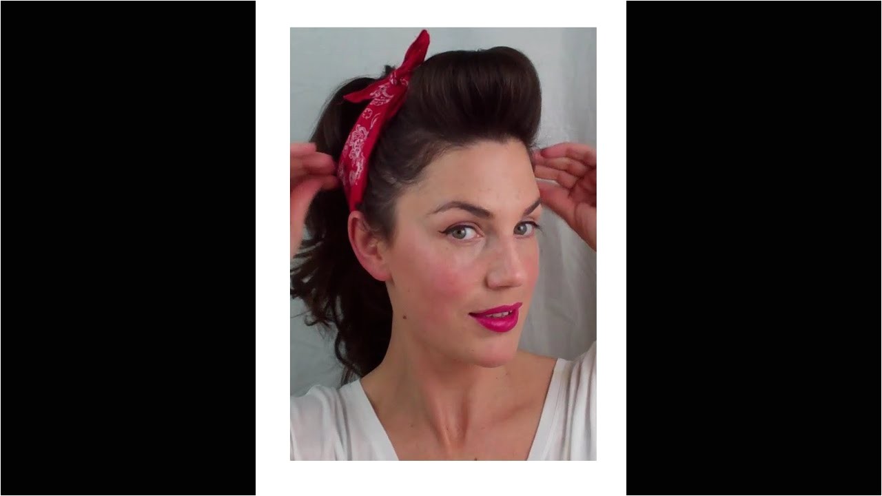 Easy 1950s Hairstyles 6 Pin Up Looks for Beginners Quick and Easy Vintage