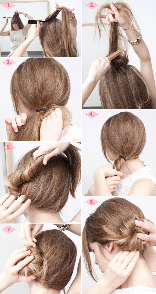 Easy 5 Min Hairstyles 27 Easy Five Minutes Hairstyles Tutorials Pretty Designs